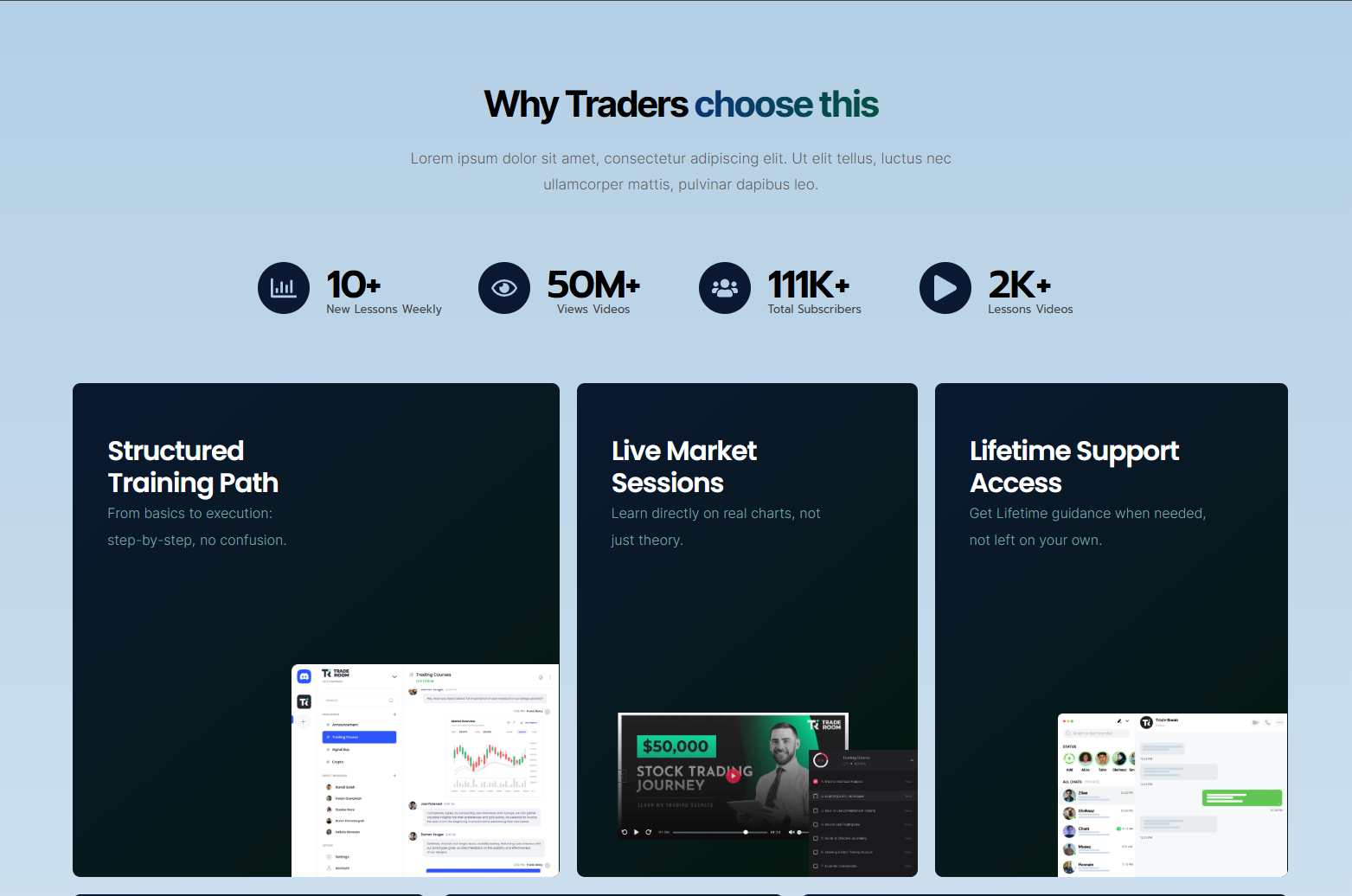 A WordPress website screenshot.